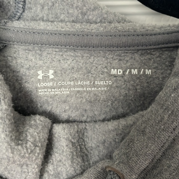 Under Armor Gray Hoodie - Picture 3 of 4